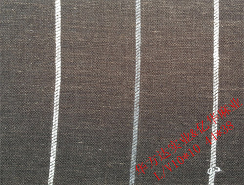 Linen/viscose  blended yarn-dyed fabric  L/V10*10